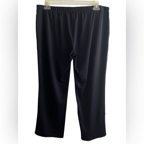 IBKUL IBKomfortable Size XL Straight-leg jogger Black Pants with Pockets - Picture 3 of 14